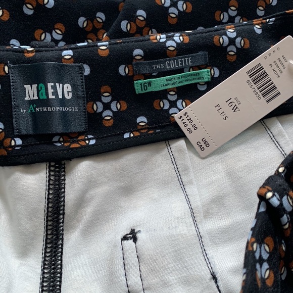 🌸ANTHROPOLOGIE MAEVE PONTE CROPPED PANTS🌸 - Picture 6 of 8